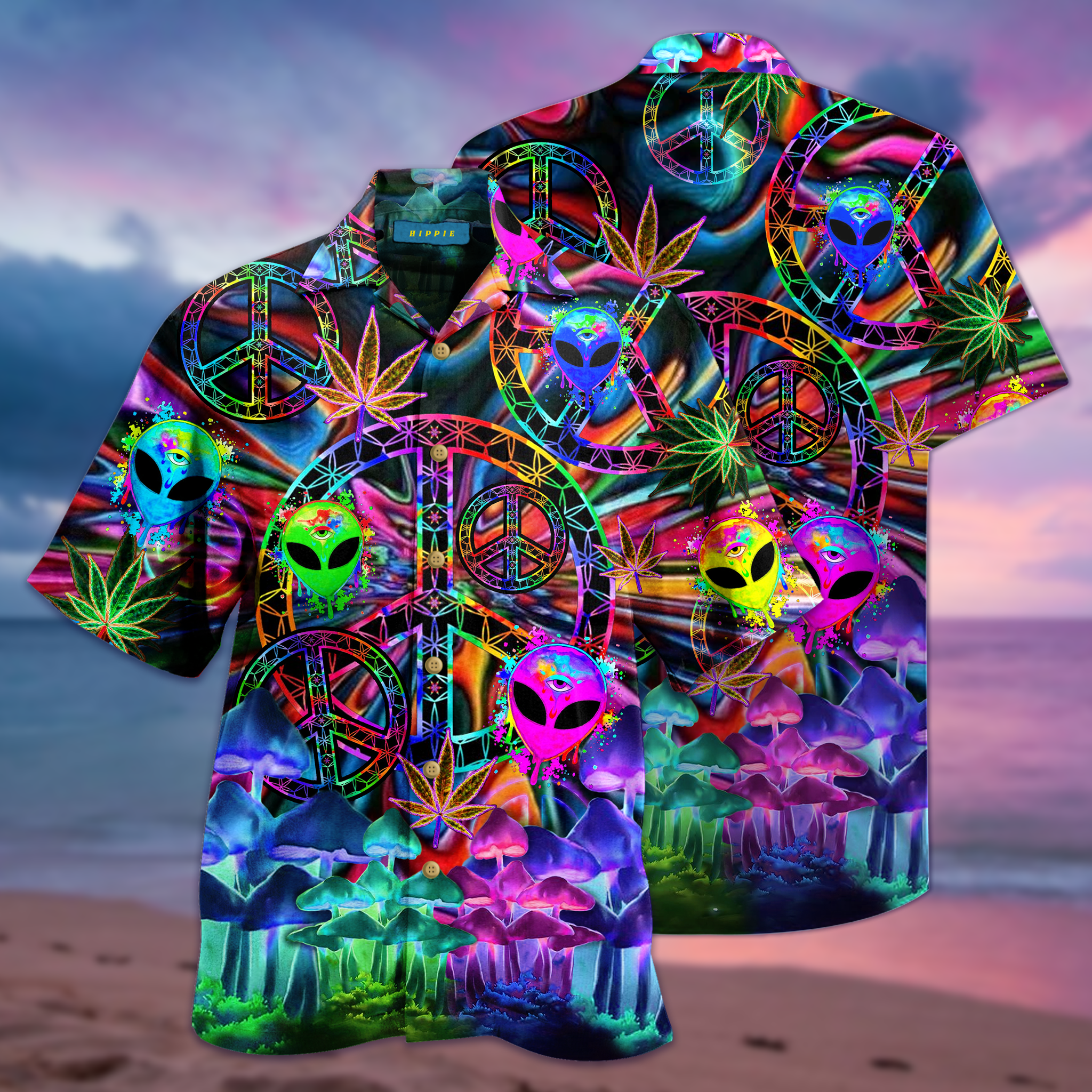 Stay Trippy Little Hippie Hawaiian Shirt
