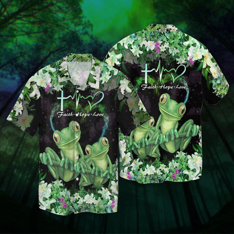 Sweet Love Frog Hawaiian Shirt
