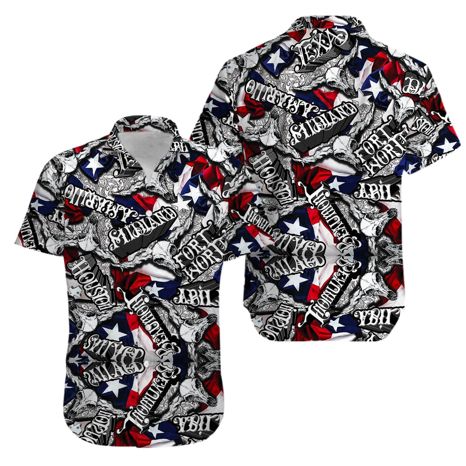 Texas Lone Star Pride Hawaiian Shirt