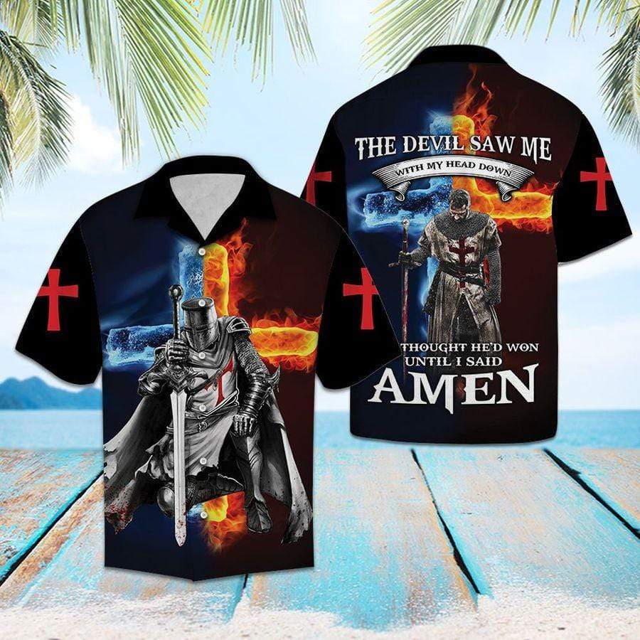 The Devil Saw Me Hawaiian Shirt