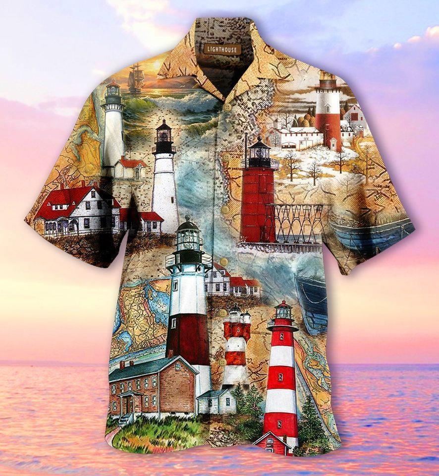 The Past Is A Lighthouse, Not A Port Hawaiian Shirt