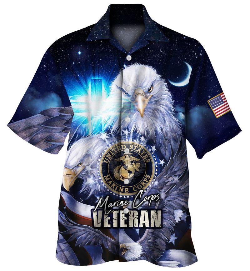 Top Veteran Hawaiian Shirt