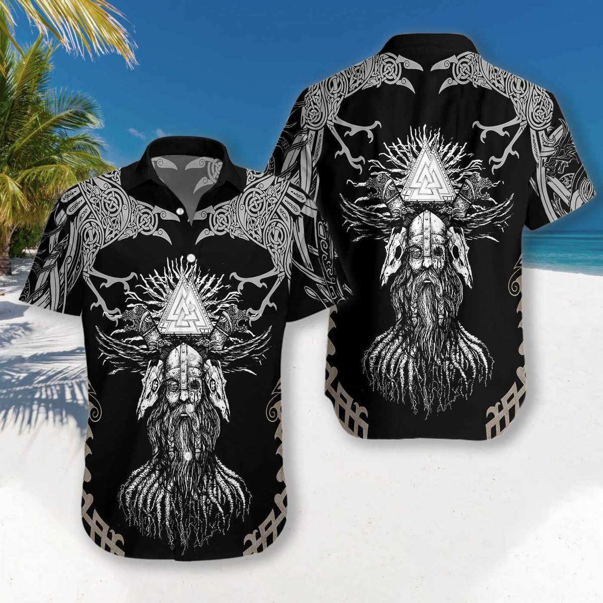 Viking Odin Unisex Hawaiian Shirt