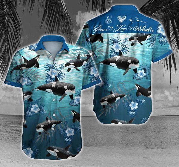 Whale Hawaiian Shirts