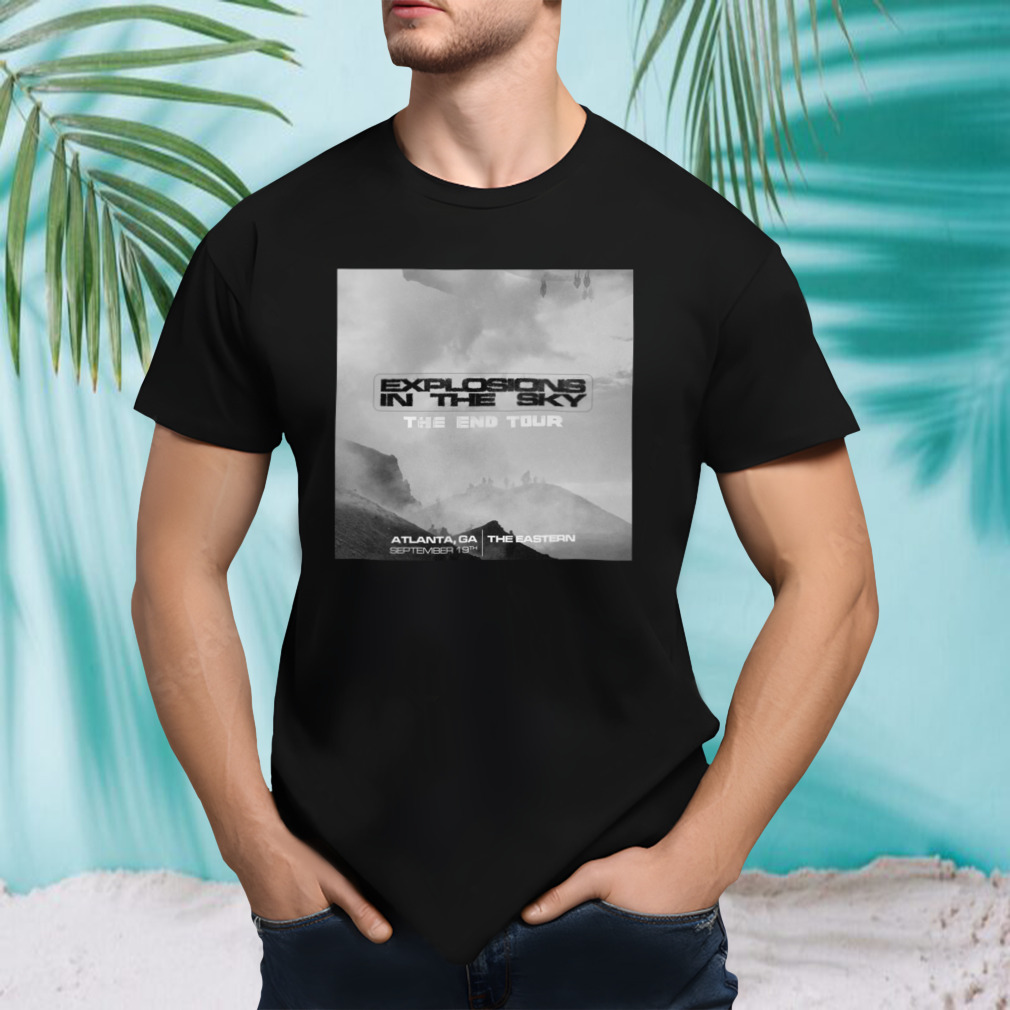 Explosions in the sky End Tour 2023 poster shirt