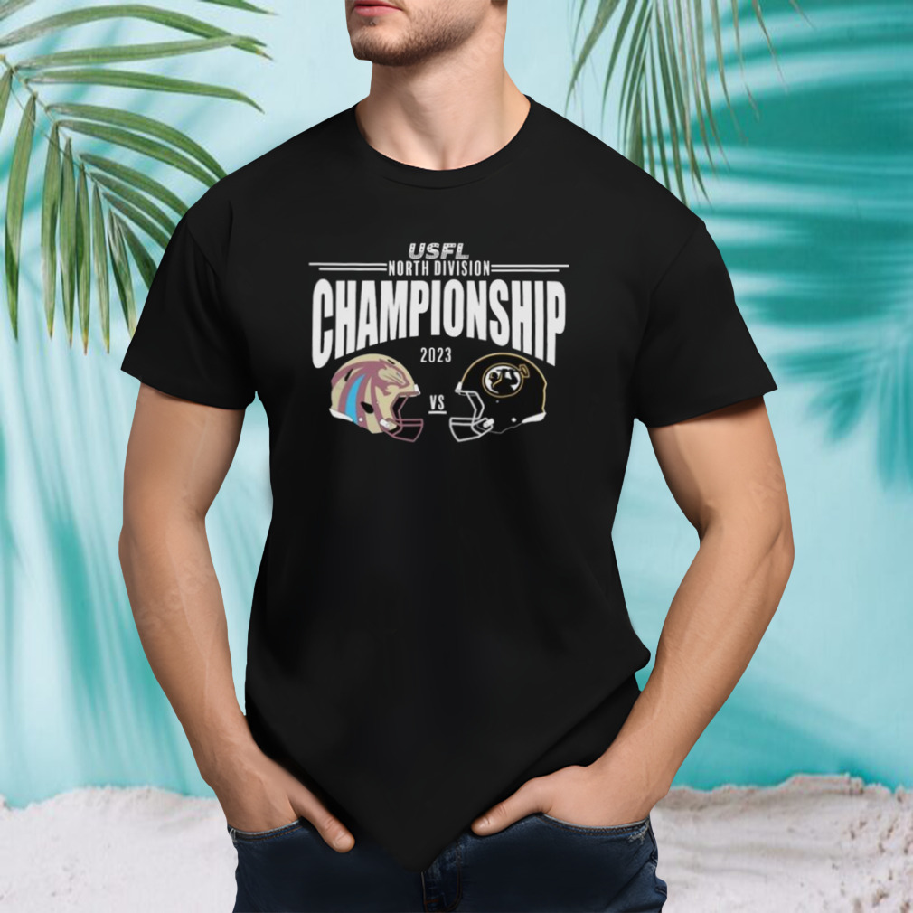 Michigan Panthers Vs Pittsburgh Maulers 2023 USFL North Division Champions shirt