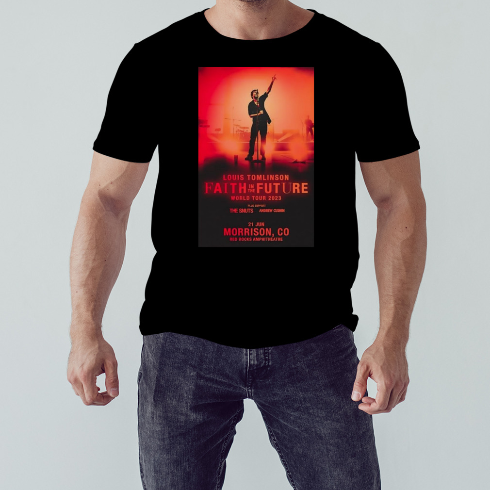 Louis Tomlinson Red Rocks 21 June 2023 Event Poster Shirt