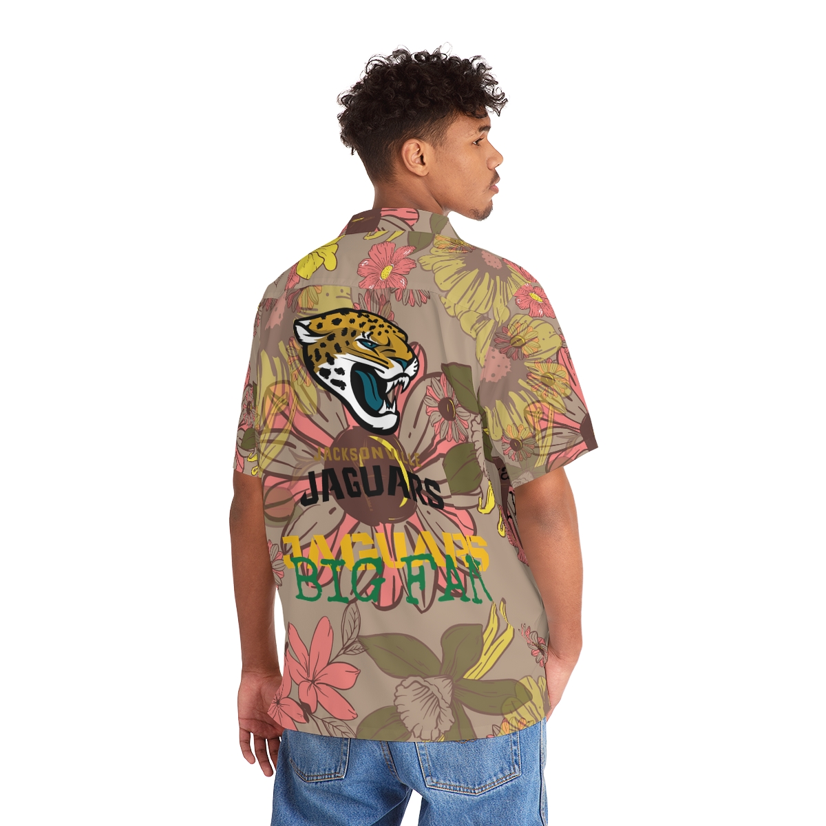 Jacksonville Jaguars NFL-Summer Hawaiian 3D T-Shirt