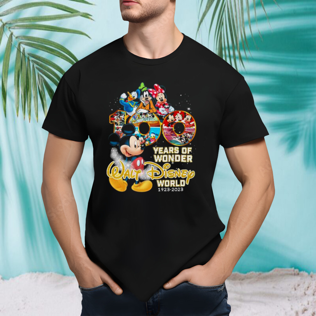 Walt Disney World 100 Years Of Wonder Mickey And Friends 1923-2023 shirt