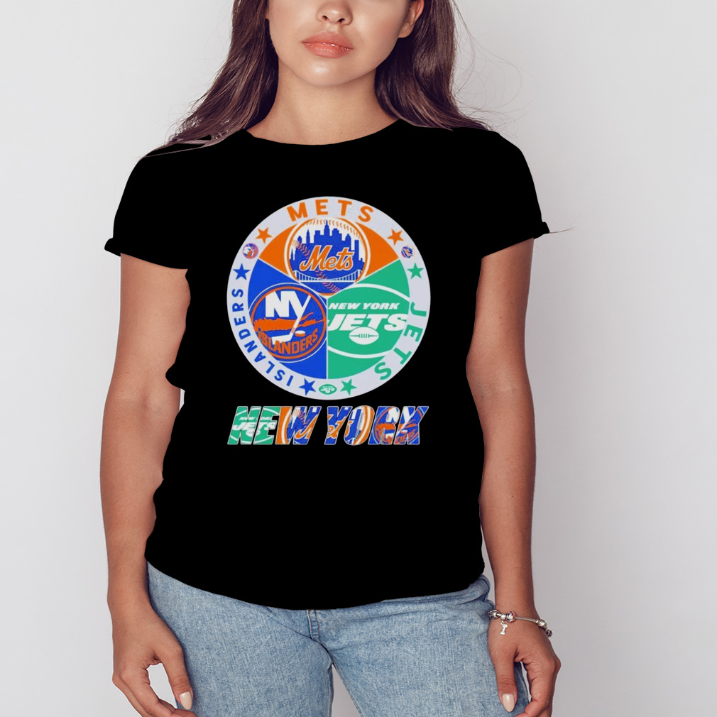 New York Islanders New York Mets New York Jets Logo Shirt