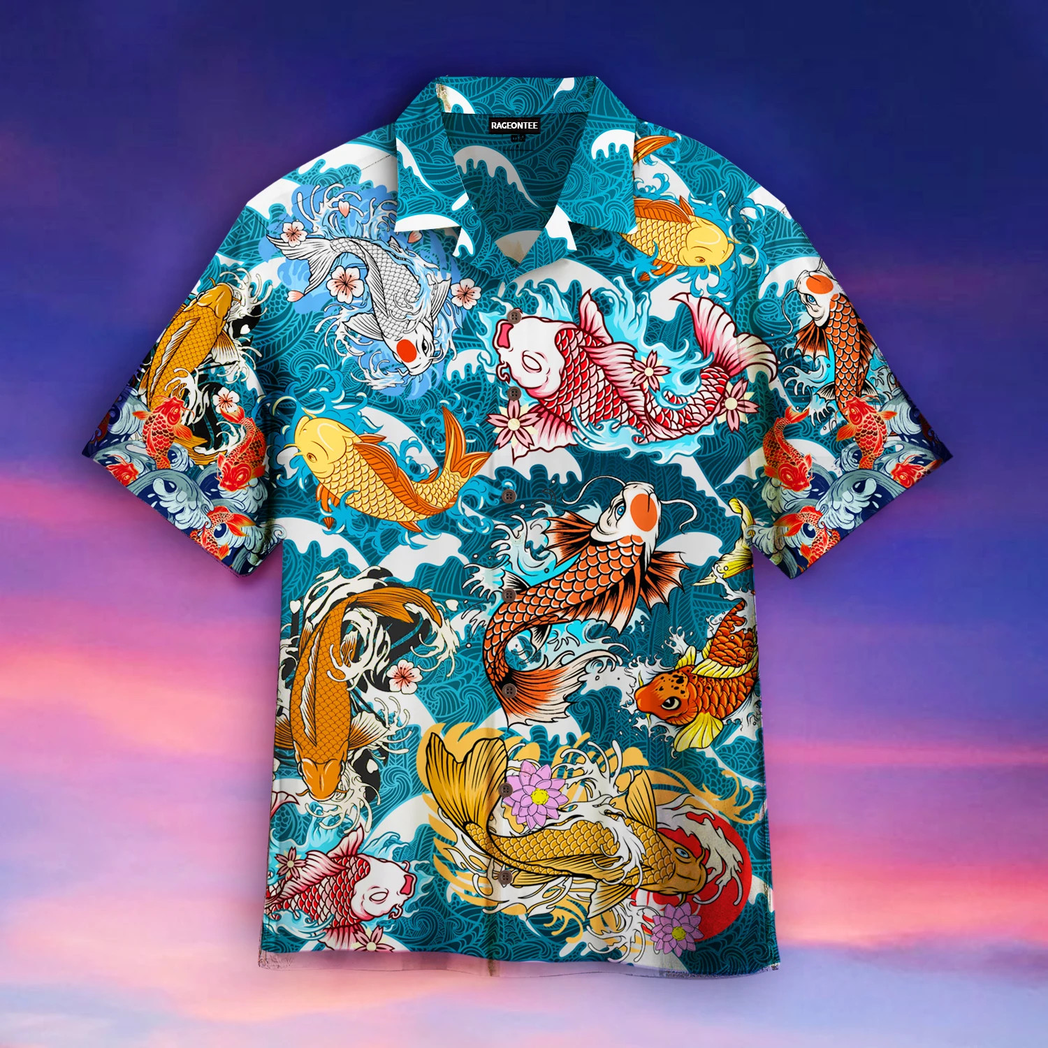 Koi Fish Hawaiian Shirt Unisex