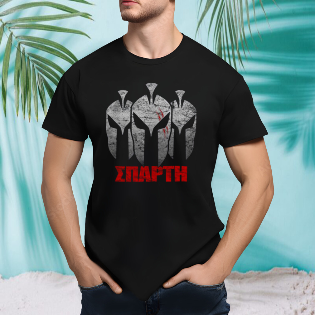 Spartans Masks Design Gladiator Movie shirt