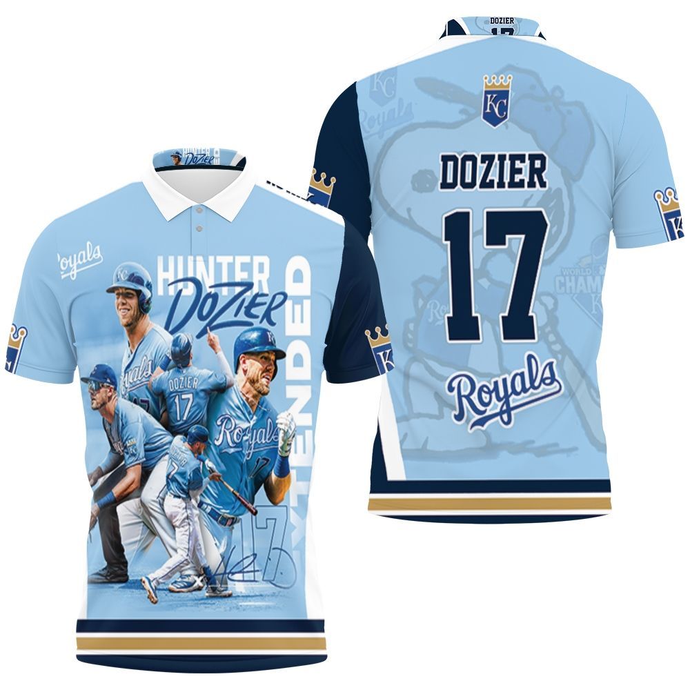 Hunter Dozier 17 Kansas City Chiefs Signed Extended Polo Shirt All Over Print Shirt 3d T-shirt Hunter Dozier 17 Kansas City Chiefs Signed Extended Polo Shirt All Over Print Shirt 3d T-shirt