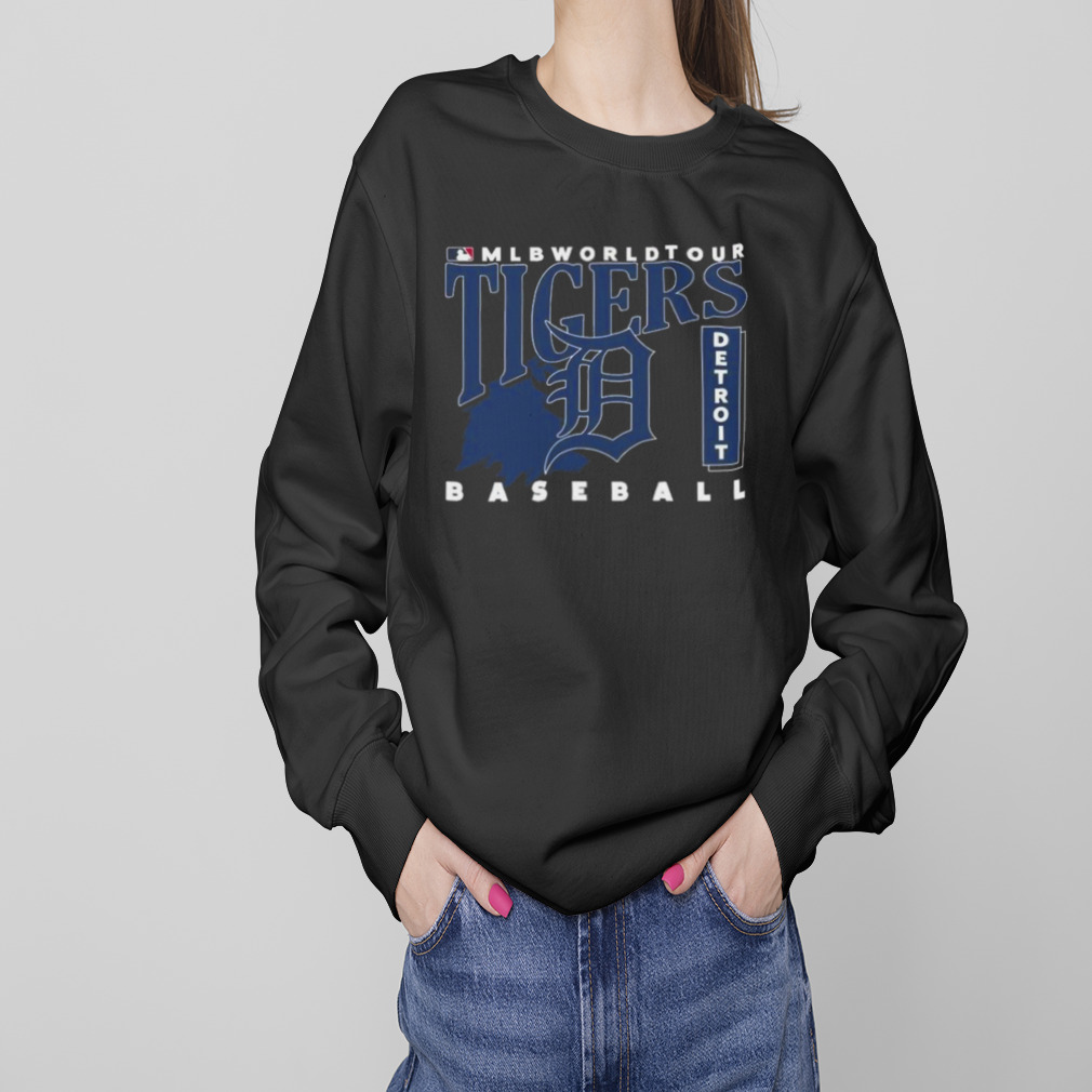 MLB World Tour Detroit Tigers baseball logo 2023 shirt, hoodie, sweater,  long sleeve and tank top