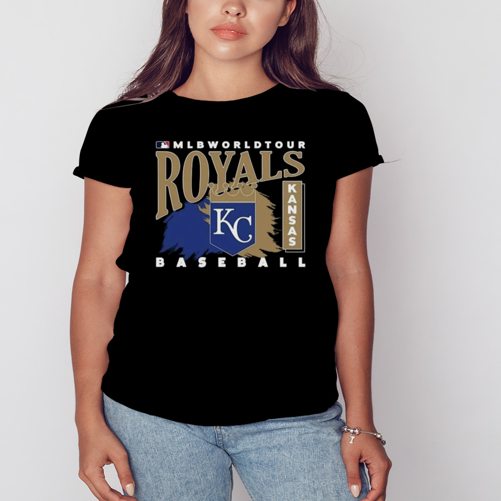Ladies Kansas City Royals T-shirt KC Royals Leopard T-shirt 
