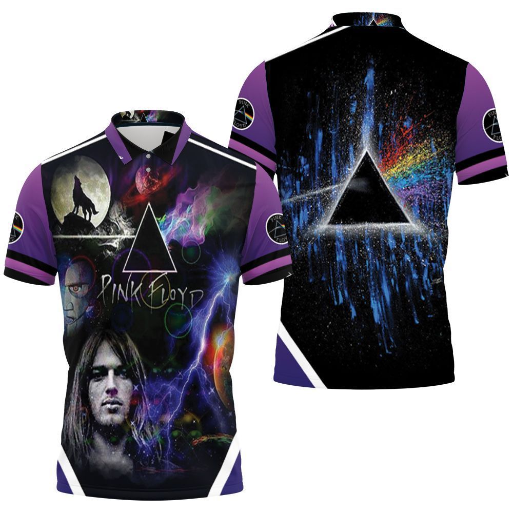 Pink Floyd Dark Side Of The Moon 3d Polo Shirt Jersey All Over Print Shirt 3d T-shirt
