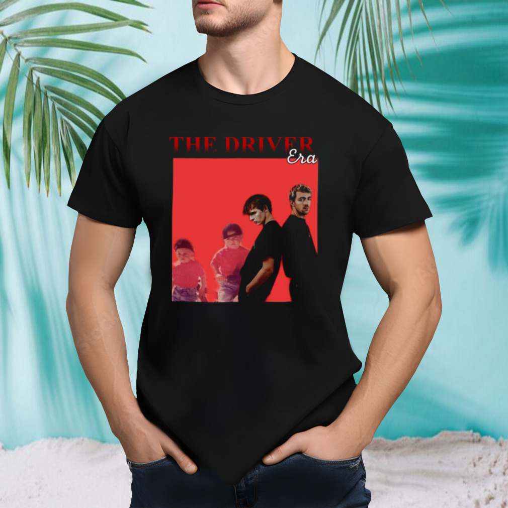 The Driver Era Red Collage Band shirt
