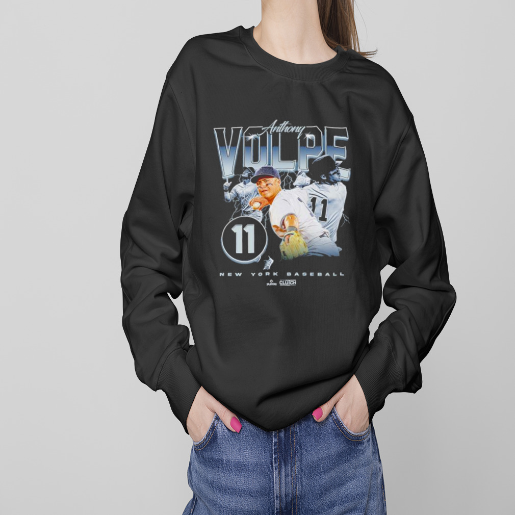 11 Anthony Volpe New York baseball shirt, hoodie, sweater, long sleeve and  tank top