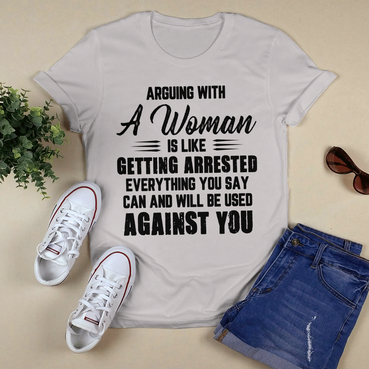 Arguing With A Woman shirt