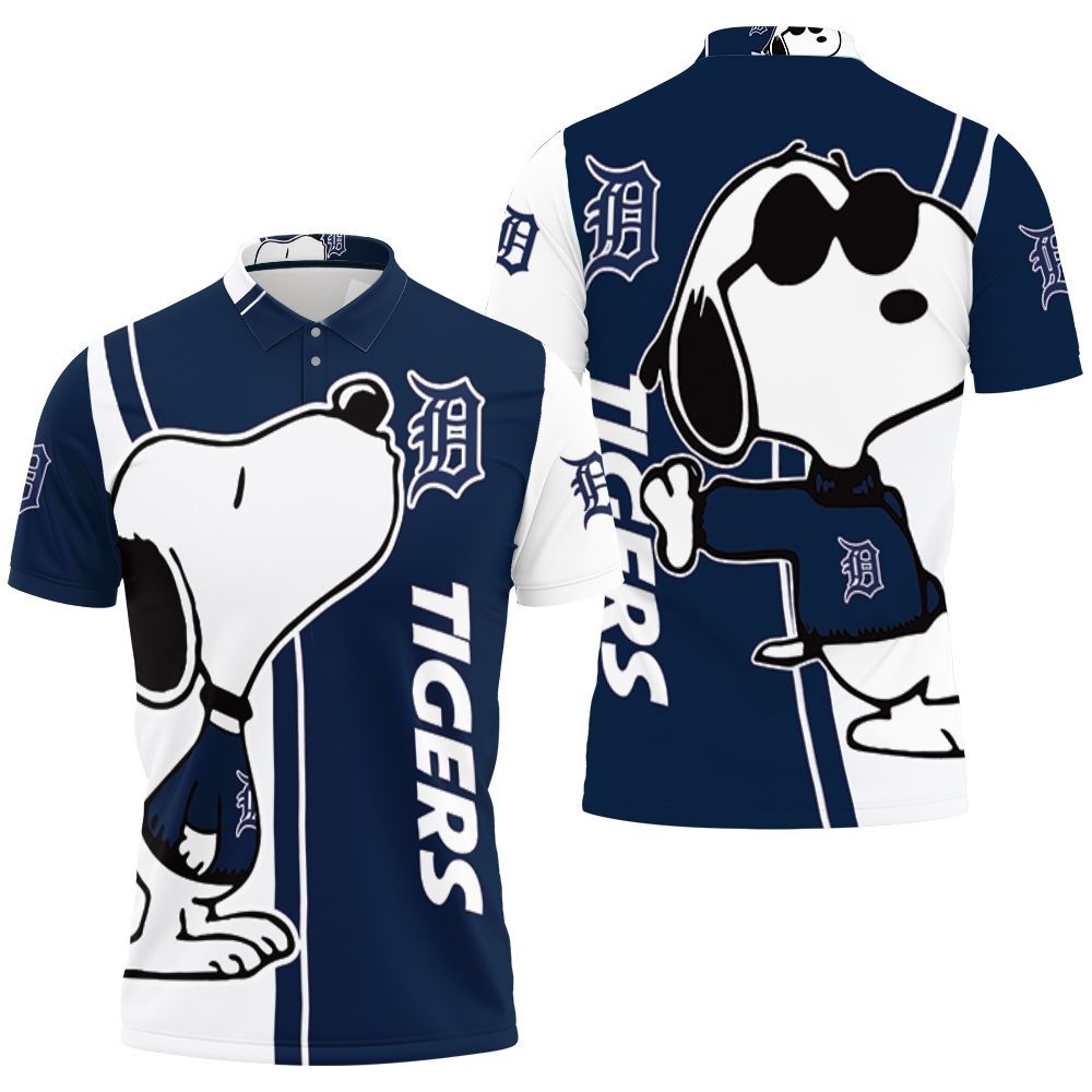 Detroit Tigers Snoopy Lover 3d Printed Polo Shirt All Over Print Shirt 3d T-shirt