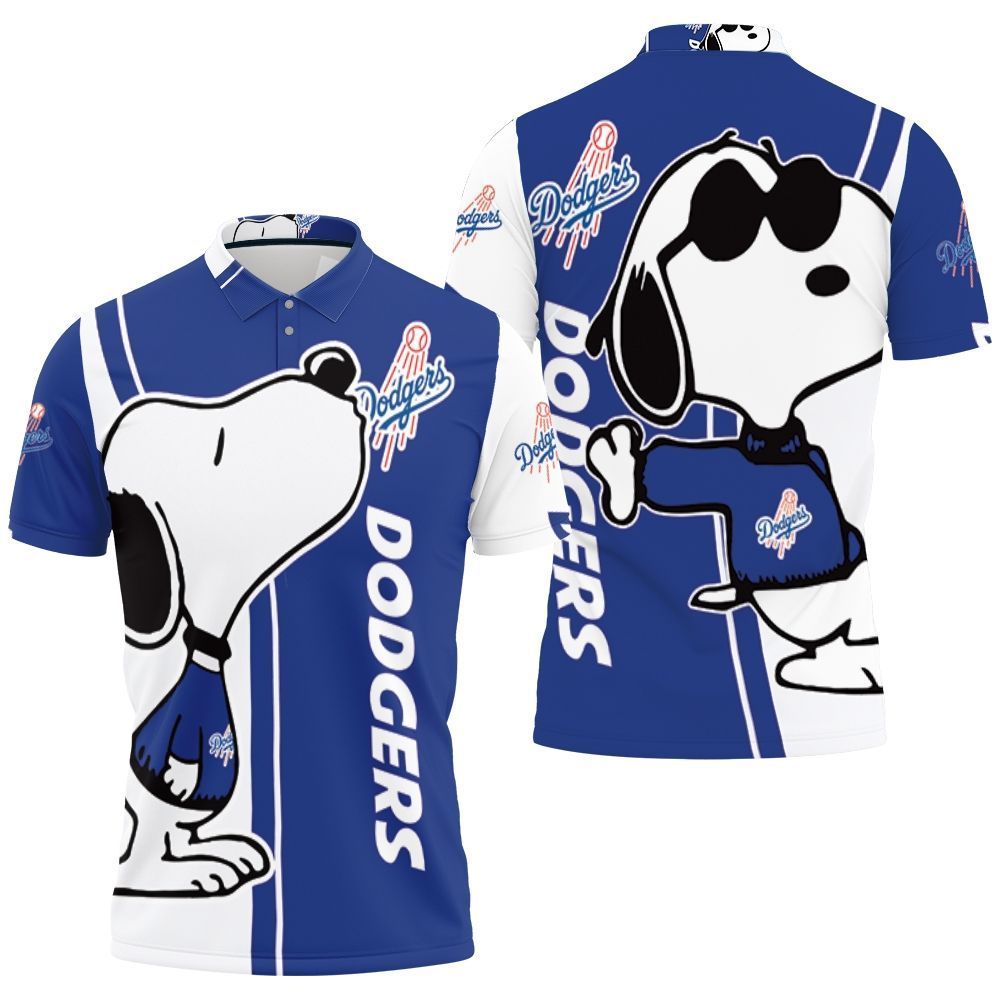 Dodgers Snoopy Lover 3d Printed Polo Shirt All Over Print Shirt 3d T-shirt