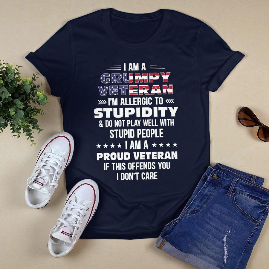 I Am A Grumpy Veteran shirt