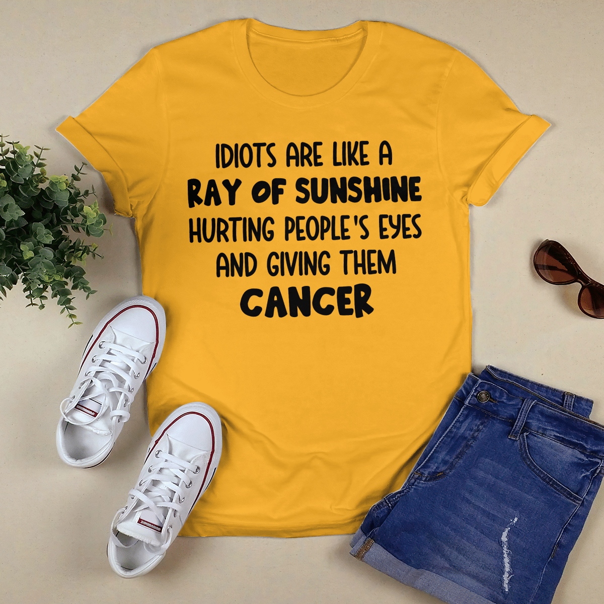Idiots Are Like A Ray Of Sunshine shirt