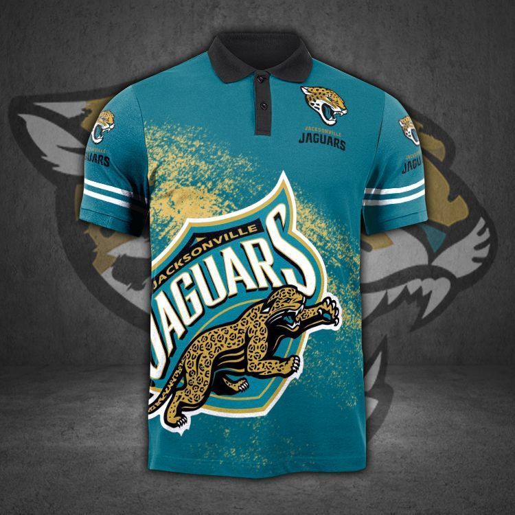 Jacksonville Jaguars 3d Polo Shirt Jersey All Over Print Shirt 3d T-shirt