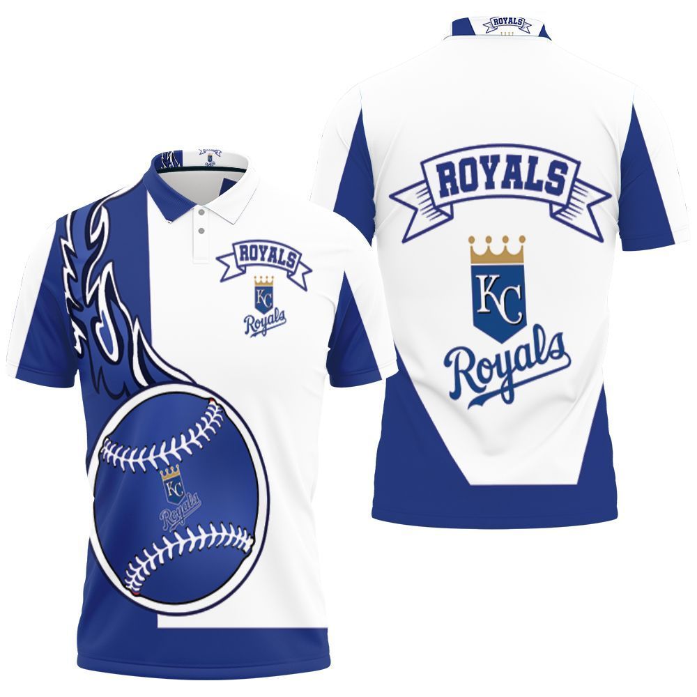 Majestic, Shirts, Kc Royals Polo