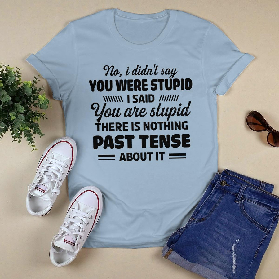 No, I Didn_t Say You Were Stupid shirt
