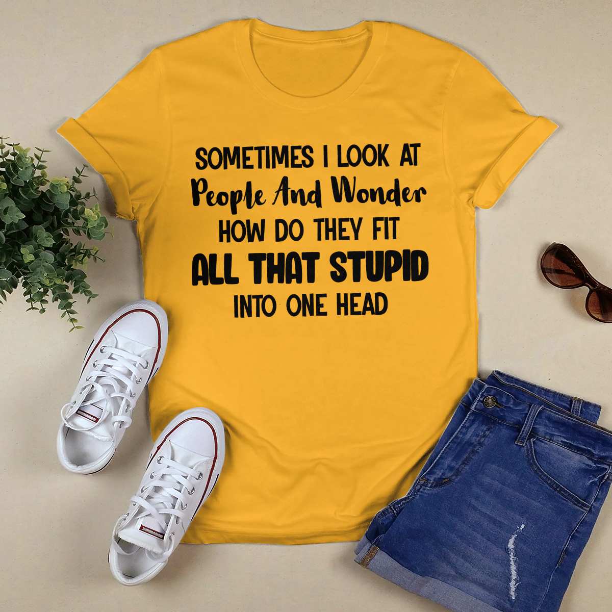 Sometimes I Look At People And Wonder shirt