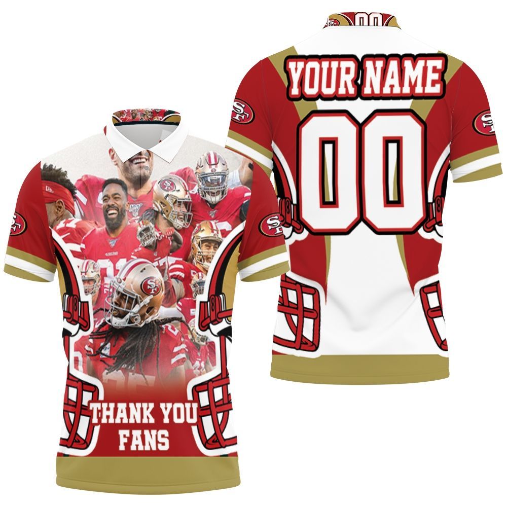 Art San Francisco 49ers Champions Nfc West Division Super Bowl Personalized 3D All Over Print Polo Shirt