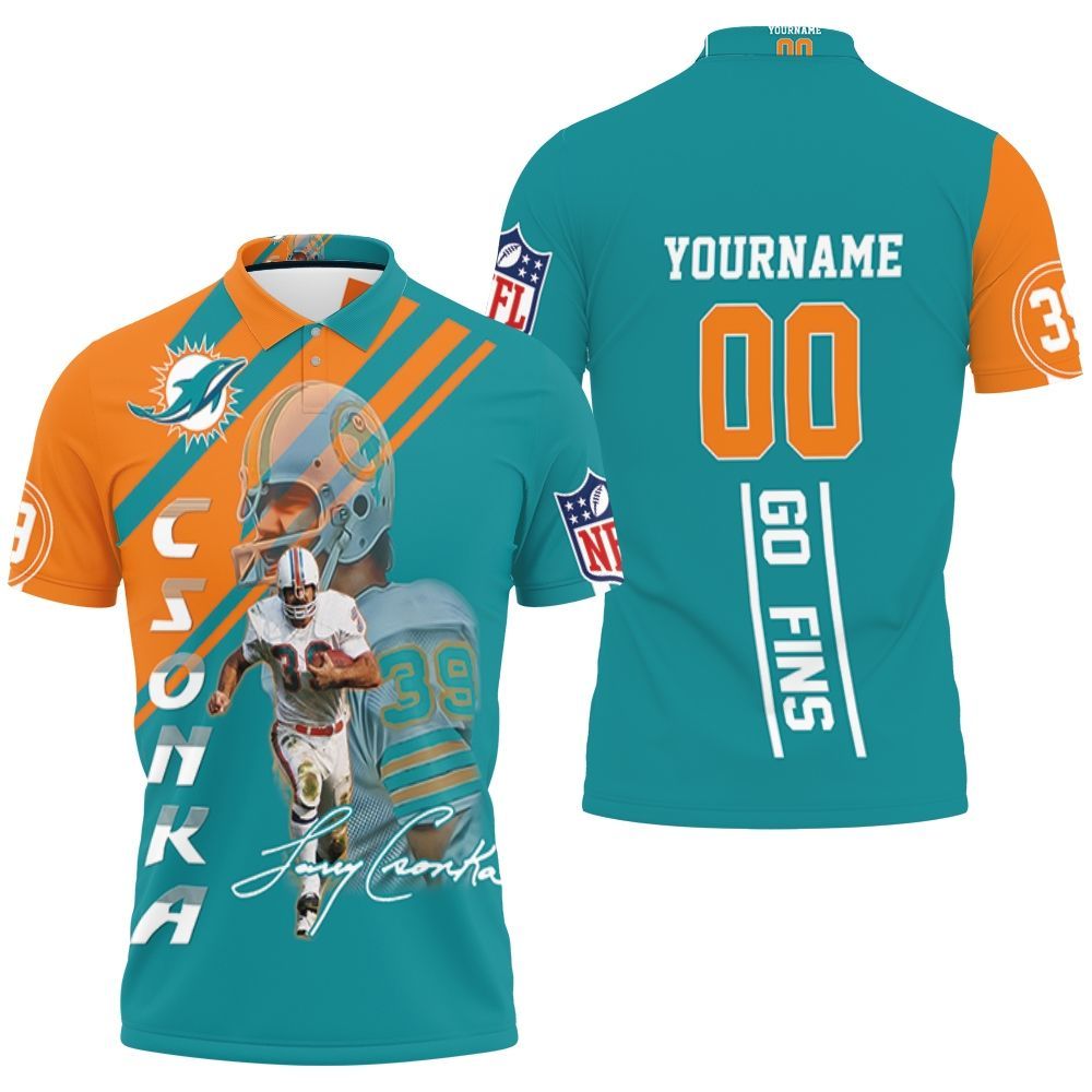 Dolphins Larry Csonka 3d Polo Shirt All Over Print Shirt 3d T-shirt