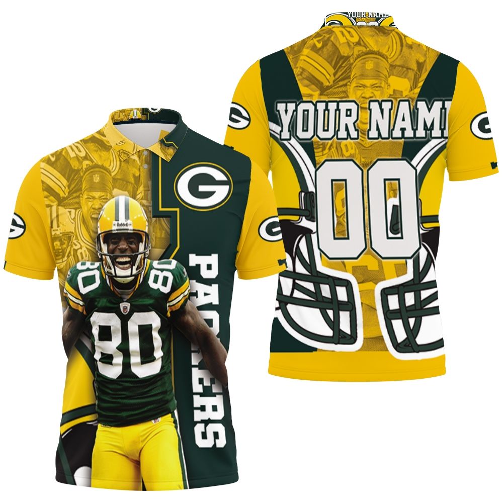 Green Bay Packers Nfl Donald Driver Great Player Best Team Personalized Polo Shirt All Over Print Shirt 3d T-shirt