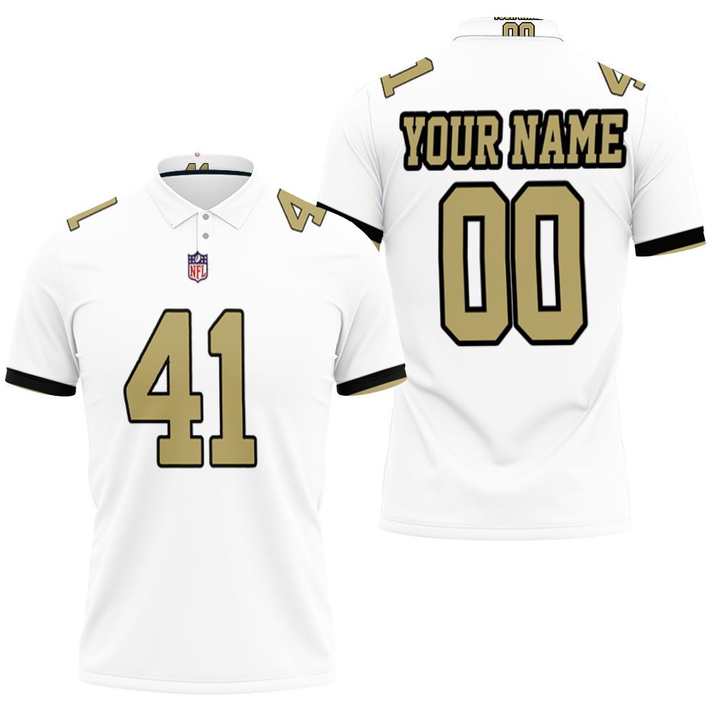 Kamara 41 New Orleans Saints Nfl Personalized 3D All Over Print Polo Shirt