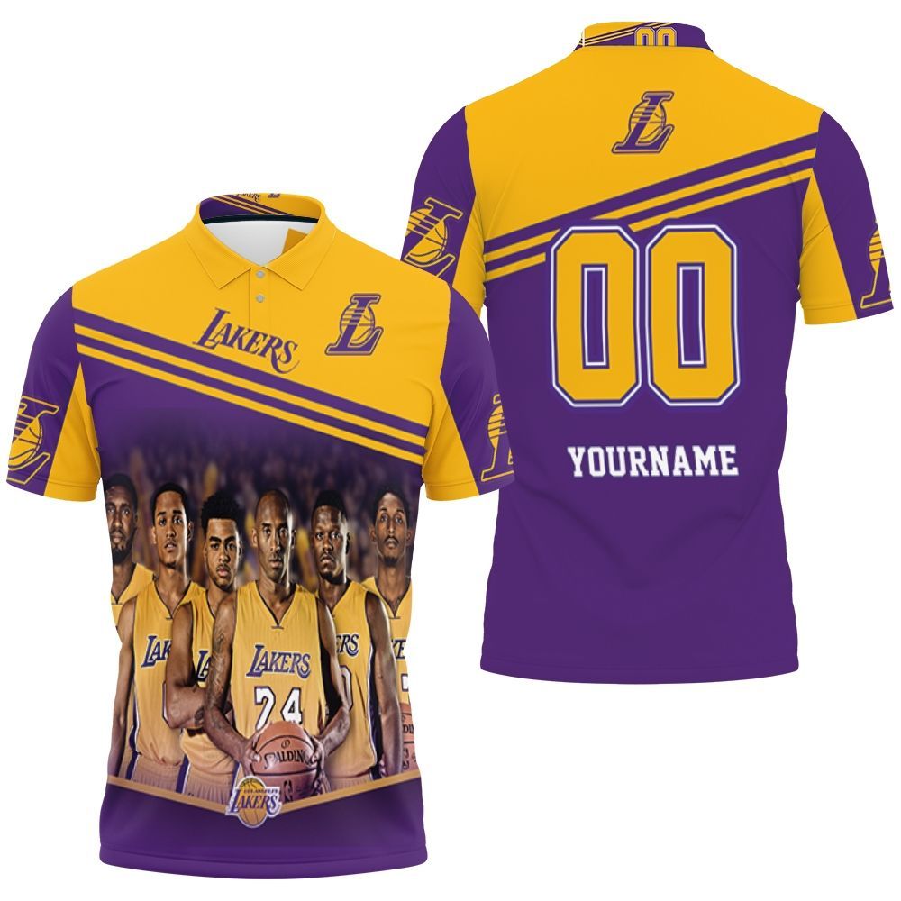 Los Angeles Lakers Nba Logo Western Conference_1 Polo Shirt All Over Print Shirt 3d T-shirt