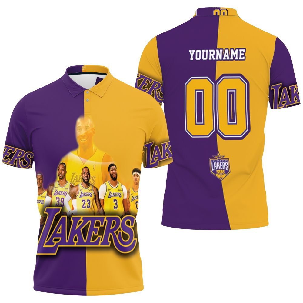 Los Angeles Lakers Nba Western Conference Polo Shirt All Over Print Shirt 3d T-shirt