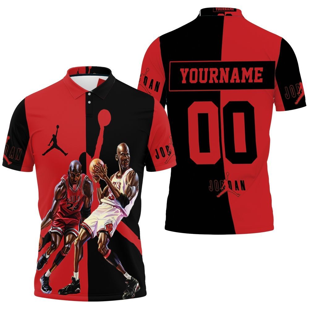 Michael Jordan 23 Legend Of Chicago Bulls Personalized Polo Shirt All Over Print Shirt 3d T-shirt