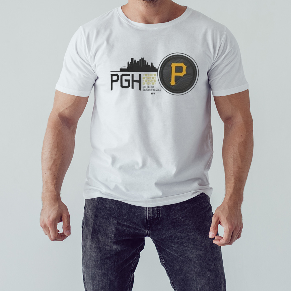 Pittsburgh Pirates Pgh Logo 2023 City Connect Tri Blend Shirt