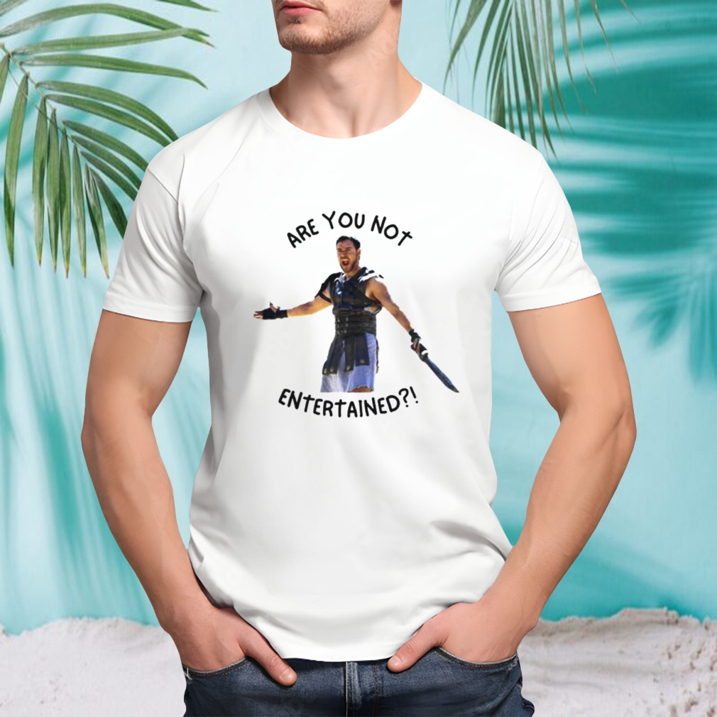 Russell Crowe Gladiator Movie Quote shirt