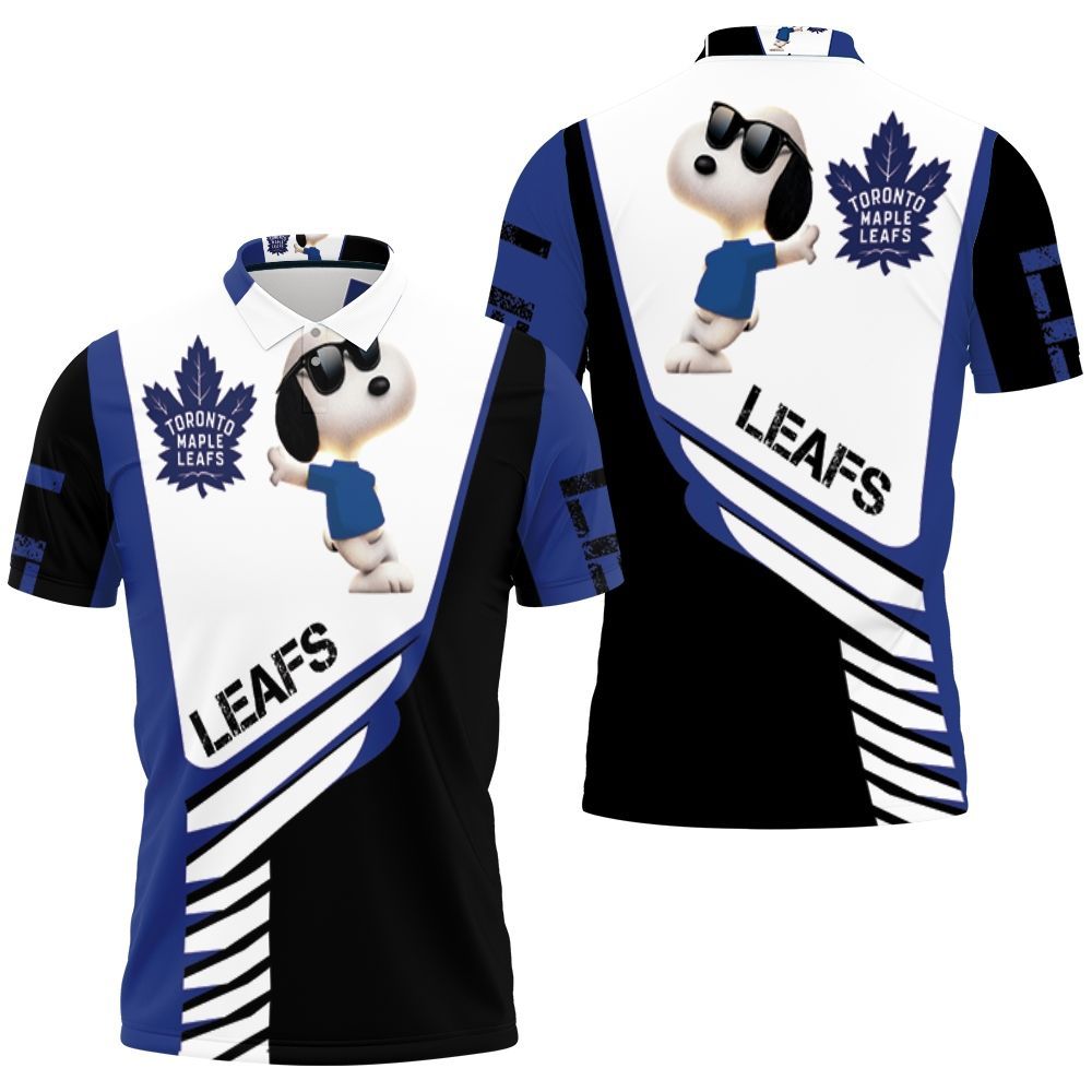 Toronto Maple Leafs Snoopy For Fans 3d Polo Shirt All Over Print Shirt 3d T-shirt