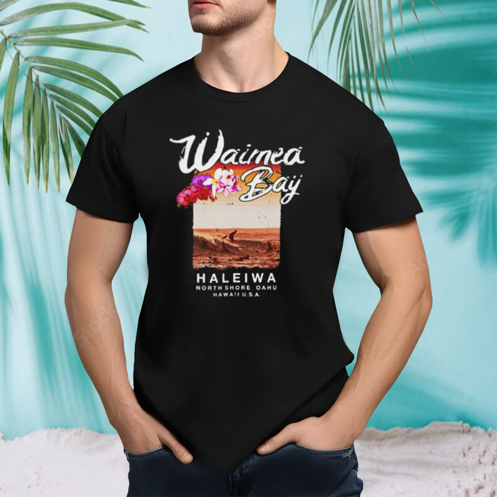 Hawaii Waimea Bay North Shore Surfing Vintage shirt