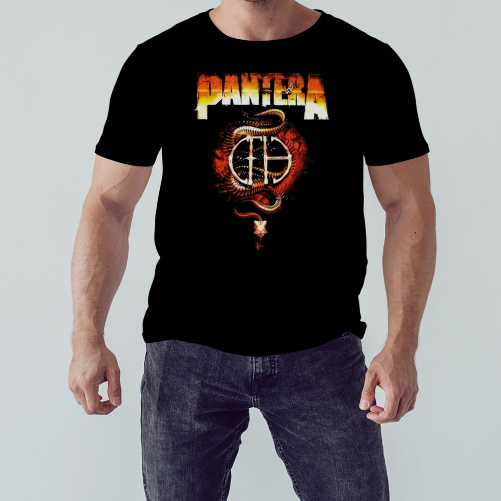 Pantera Snake Skeleton T-Shirt