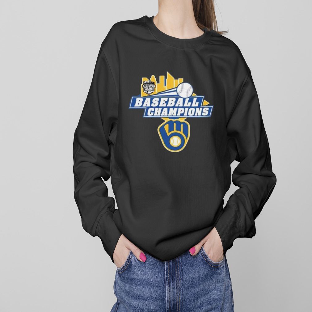 Official milwaukee brewers baseball champions seattle all star game 2023  logo shirt - Limotees