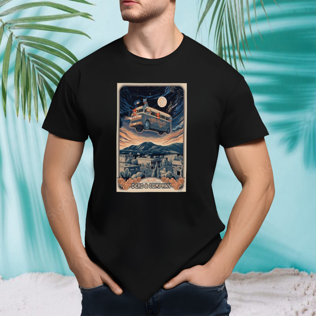 dead & Company 2023 Event Boulder CO Final Tour Poster Shirt
