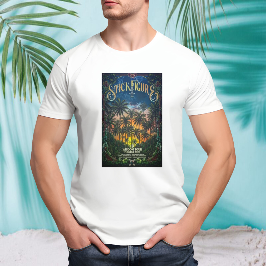 stick Figure Wisdom Tour Florida 2023 Poster Shirt