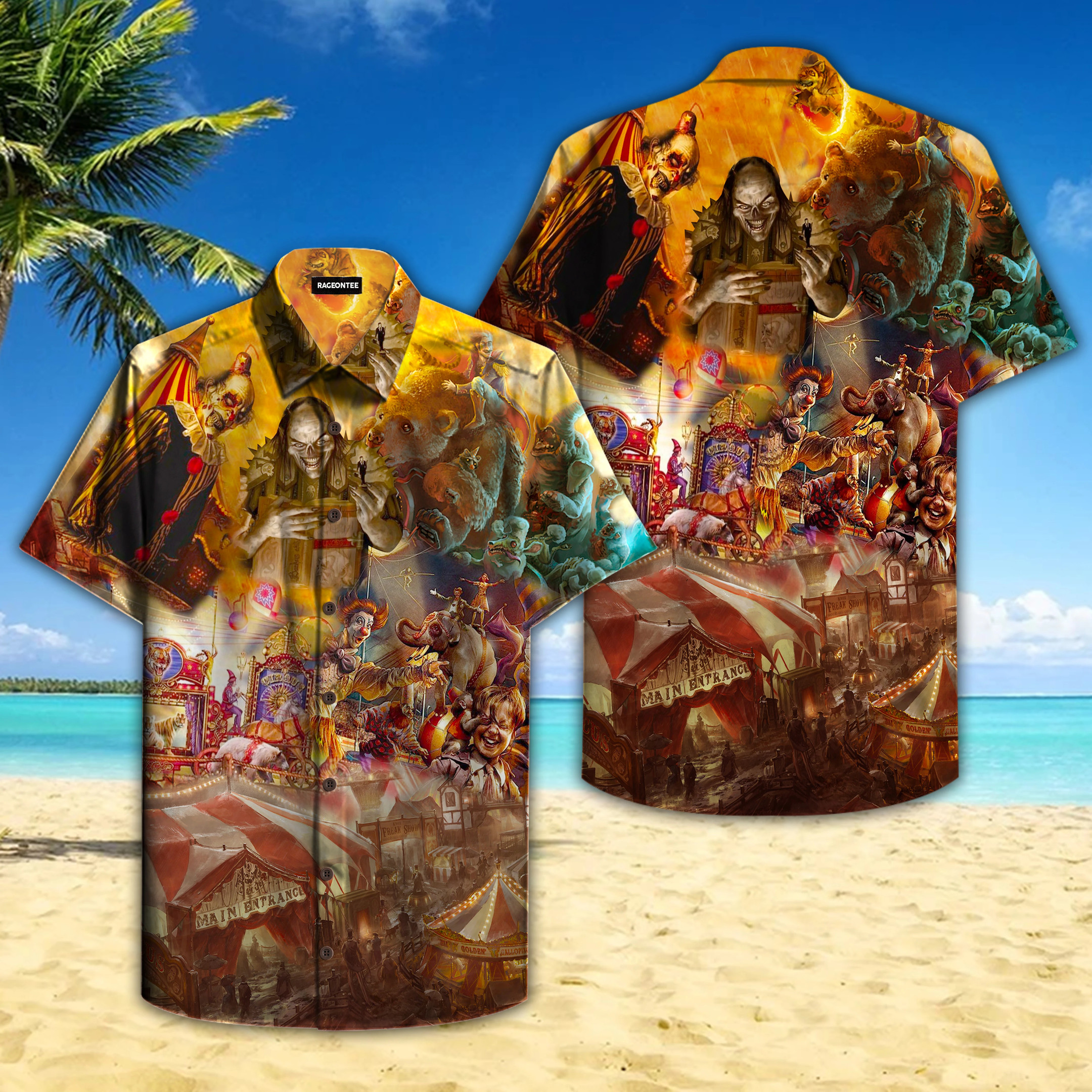 After Midnight Circus Horror Life Hawaiian Shirt