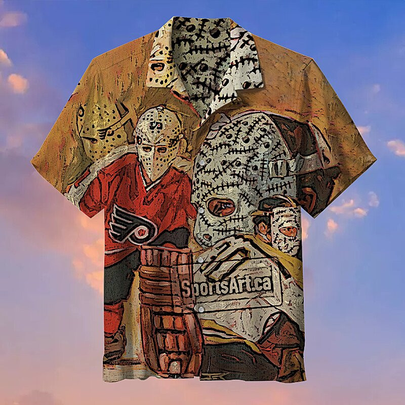 Amazing Hockey Mask Hawaiian Shirt