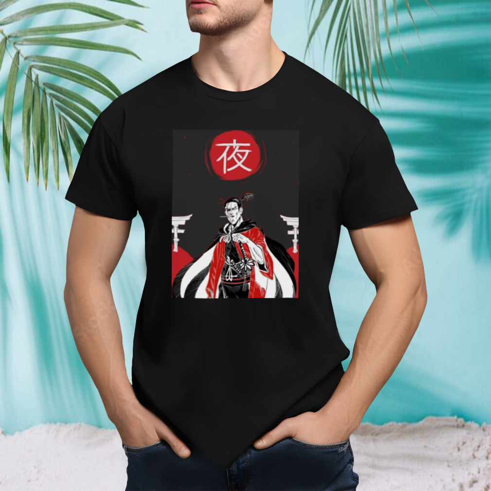 Atomic Samurai Night Illustration Graphic shirt