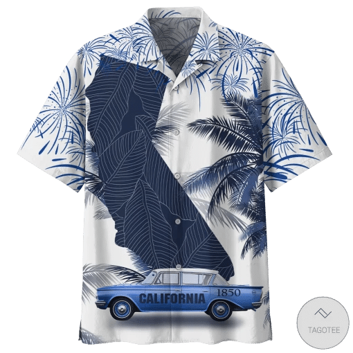 California Map Hawaiian Shirt